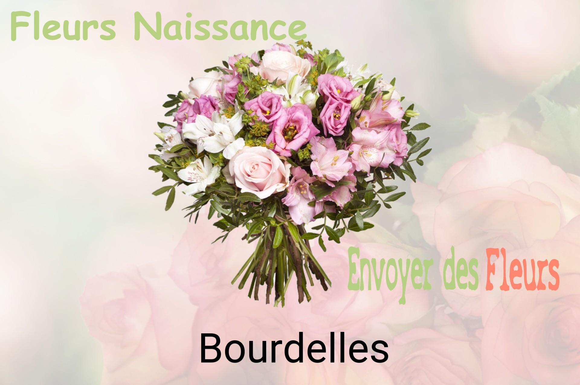 Bouquet de fleurs de naissance livré à Bourdelles